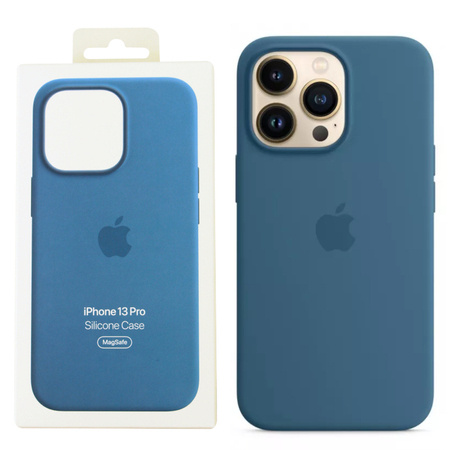 Apple iPhone 13 Pro etui silikonowe MM2G3ZM/A - niebieskie (Blue Jay)