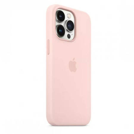 Apple iPhone 13 Pro etui silikonowe MM2H3ZM/A - różowe (Chalk Pink)