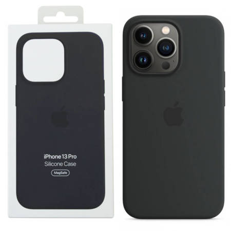Apple iPhone 13 Pro etui silikonowe MM2K3ZM/A - czarne (Midnight)