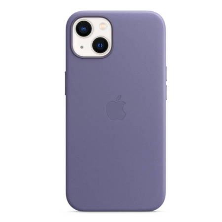 Apple iPhone 13 etui skórzane Leather Case MagSafe MM163ZM/A - fioletowe (Wisteria)