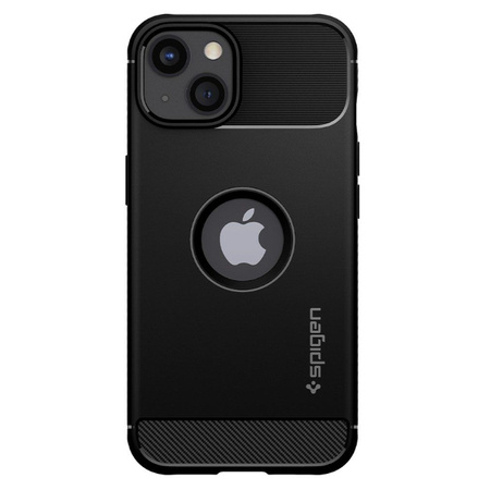 Apple iPhone 13 mini etui Spigen Rugged Armor ACS03314 - czarne