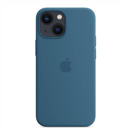 Apple iPhone 13 mini etui silikonowe MM1Y3ZM/A - niebieskie (Blue Jay)