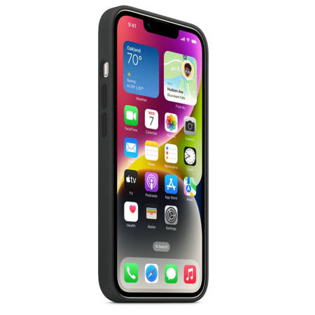 Apple iPhone 14 Plus etui Silicone Case MagSafe MPT33ZM/A - czarne (Midnight)