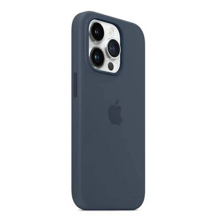 Apple iPhone 14 Pro Max etui silikonowe MagSafe MPTQ3ZM/A - niebieski (Storm Blue)