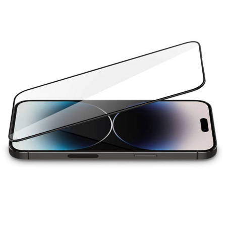 Apple iPhone 14 Pro Max szkło hartowane na cały wyświetlacz Spigen Glas TR Slim HD AGL05209 - czarne