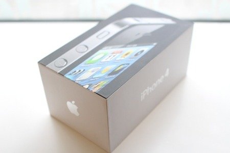 Apple iPhone 4 oryginalne pudełko 8 GB (wersja UK) - Black
