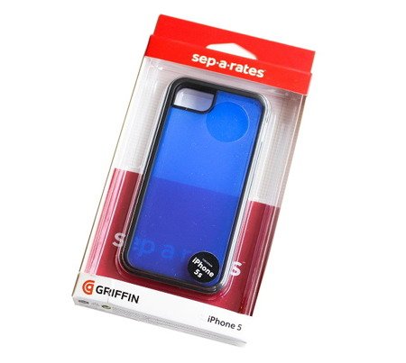 Apple iPhone 5/ 5s/ SE etui Griffin Separates GB37658 - transparentny niebieski