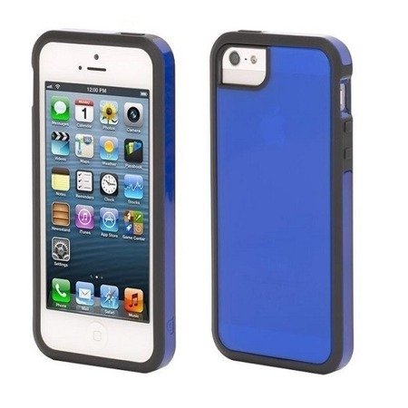 Apple iPhone 5/ 5s/ SE etui Griffin Separates GB37658 - transparentny niebieski