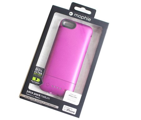 Apple iPhone 5/ 5s/ SE etui i bateria w jednym 1500 mAh Mophie Juice Pack - różowe
