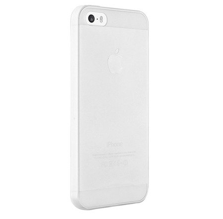 Apple iPhone 5/ 5s/ SE etui silikonowe i folia ochronna Puro IPC503TR - transparentne