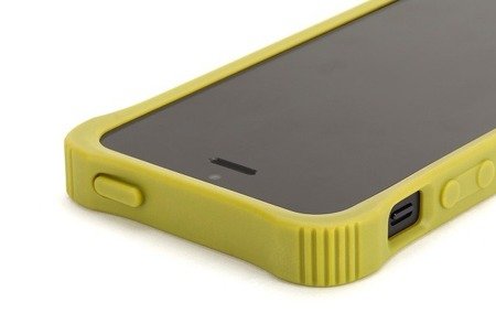 Apple iPhone 5/ 5s etui Griffin Survivor Clear GB36415 - transparentny z zieloną ramką