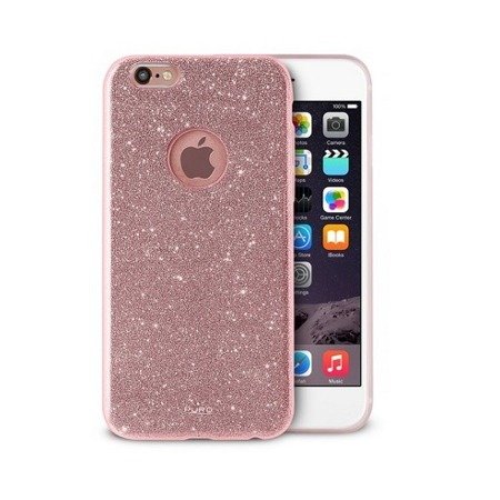 Apple iPhone 6/ 6s etui Shine Cover Puro IPC647SHINE-RGOLD - różowe (Rose Gold)