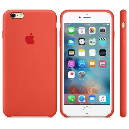 Apple iPhone 6/ 6s etui silikonowe MKY62ZM/A - pomarańczowe