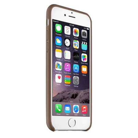 Apple iPhone 6/ 6s etui skórzane Leather Case MGR22ZM/A - brązowe (Olive Brown)