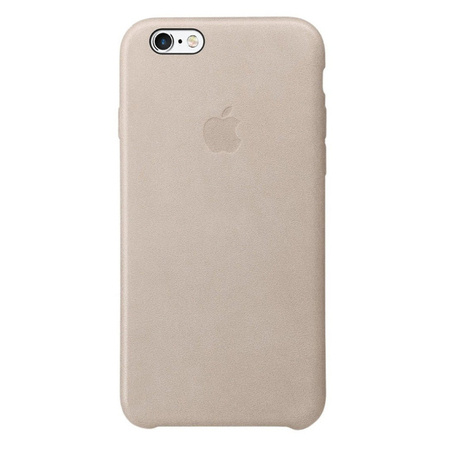 Apple iPhone 6/ 6s etui skórzane Leather Case MKXV2ZM/A - beżowe (Rose Gray) [OUTLET]