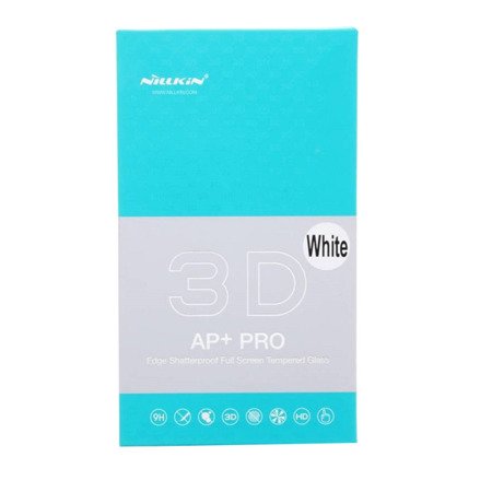 Apple iPhone 6/ 6s szkło hartowane Nillkin 3D AP+ PRO - białe