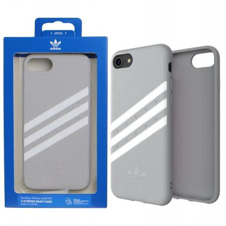 Apple iPhone 7/ 8/ SE 2020 etui Adidas 3-Stripes Snap Case  - szare