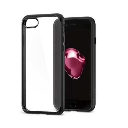 Apple iPhone 7/ 8/ SE 2020 etui Spigen Ultra Hybrid 2 042CS20926 - transparentny z czarną ramką