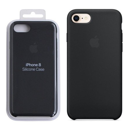 Apple iPhone 7/ 8/ SE 2020 etui silikonowe MQGK2ZM/A  - czarny