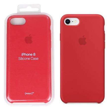 Apple iPhone 7/ 8/ SE 2020 etui silikonowe MQGP2ZM/A - czerwony