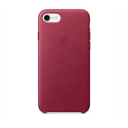 Apple iPhone 7/ 8/ SE 2020 etui skórzane Leather Case MPVG2ZM/A - malinowy (Berry)