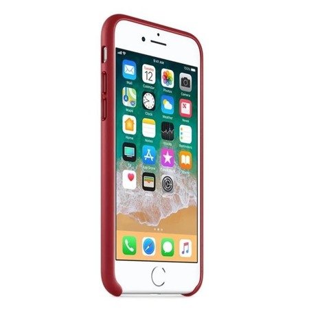 Apple iPhone 7/ 8/ SE 2020 etui skórzane Leather Case MQHA2ZM/A - czerwony