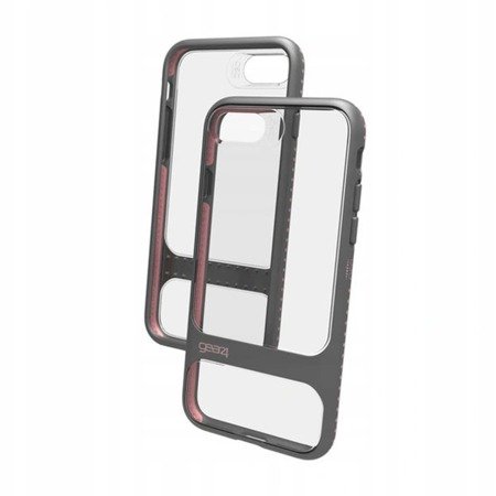 Apple iPhone 7/ 8 etui GEAR4 Soho IC7011D3 - transparentne z szaro-różową ramką