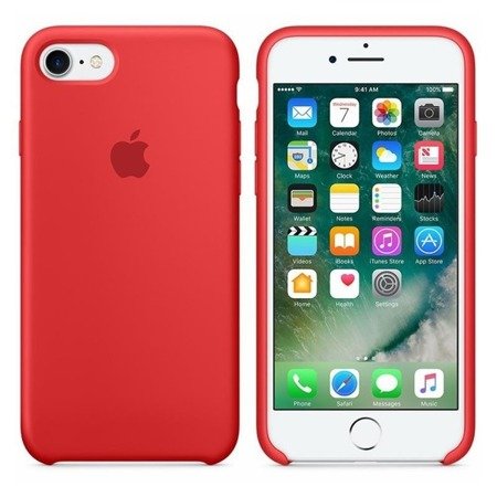 Apple iPhone 7/ 8 etui silikonowe MMWN2ZM/A - czerwony 