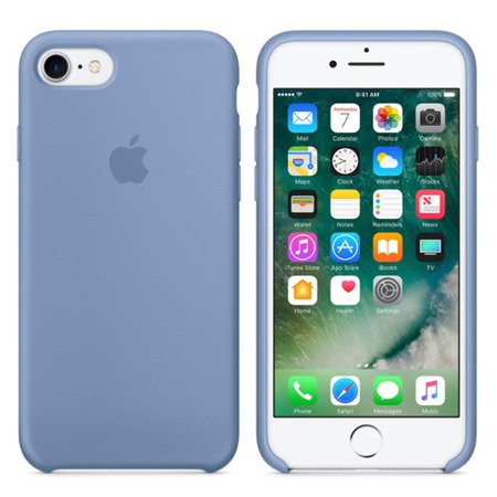 Apple iPhone 7/ 8 etui silikonowe MQ0J2ZM/A  -  błękitny (Azure)