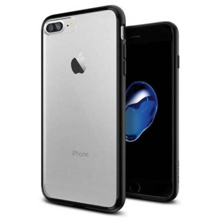 Apple iPhone 7 Plus/ 8 Plus etui Spigen Ultra Hybrid 043CS20550 - transparentny z czarną ramką