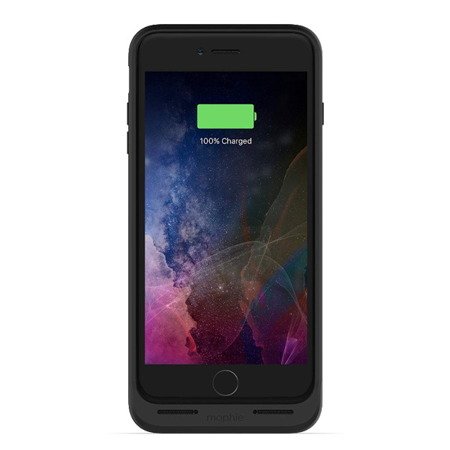 Apple iPhone 7 Plus etui z baterią 2420 mAh Mophie Juice Pack Air Wireless - czarny matowy