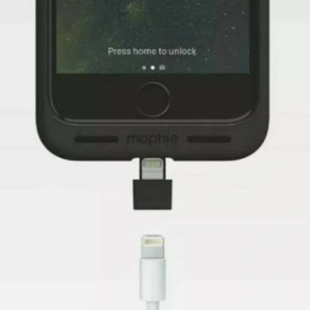 Apple iPhone 7 etui z funkcją ładowania bezprzewodowego Mophie Charge Force Case - czarne