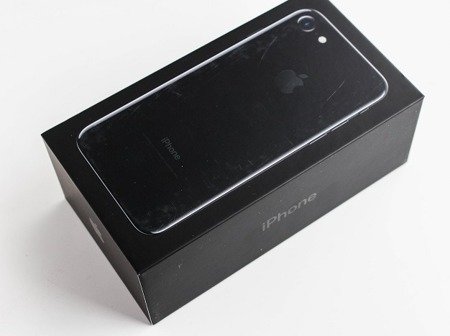 Apple iPhone 7 oryginalne pudełko 128 GB (wersja UK) - Jet Black