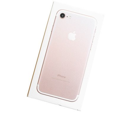 Apple iPhone 7 oryginalne pudełko 128 GB (wersja UK) - Rose Gold
