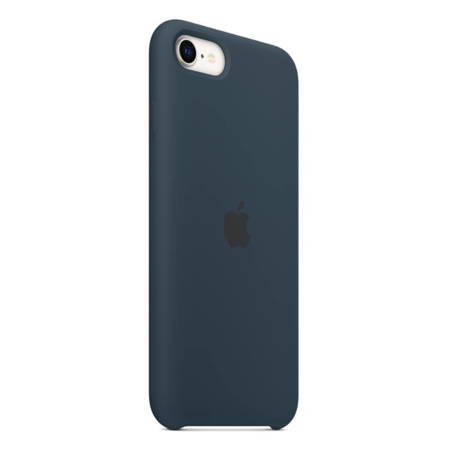 Apple iPhone SE 2020/ SE 2022 etui silikonowe MN6F3ZM/A - niebieskie (Abyss Blue)