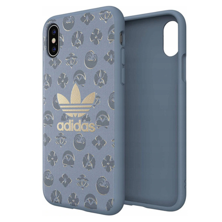 Apple iPhone X/ XS etui Adidas Trefoil Snap Case CM1530 - granatowe