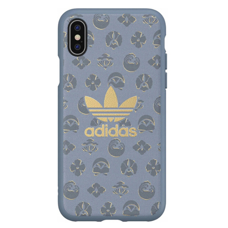 Apple iPhone X/ XS etui Adidas Trefoil Snap Case CM1530 - granatowe