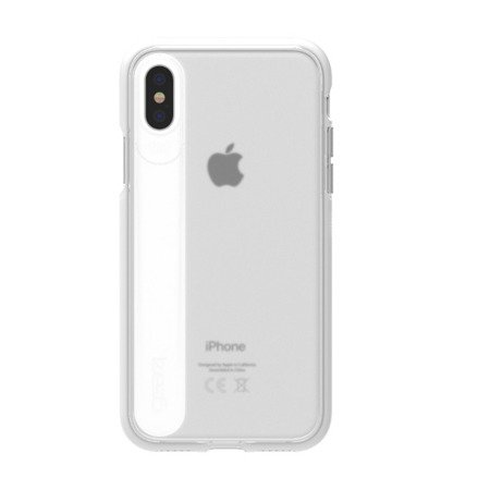 Apple iPhone X/ XS etui GEAR4 Windsor IC8WDRSVR - transparentne z białą ramką