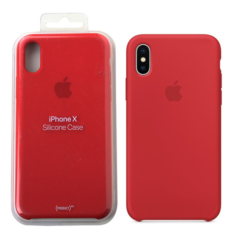 Apple iPhone X etui Silicone Case MQT52ZM/A - czerwone (Red)