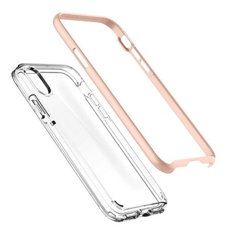 Apple iPhone X etui Spigen Neo Hybrid Crystal 057CS22173 - brzoskwiniowy (Blush Gold)