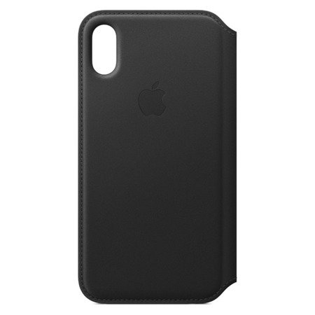 Apple iPhone X etui skórzane Leather Folio MQRV2ZM/A - czarne