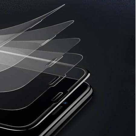 Apple iPhone XR/ 11 matowe szkło hartowane na cały wyświetlacz 0.3 mm Baseus - czarne 