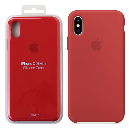 Apple iPhone XS Max etui silikonowe MRWH2ZM/A  - czerwony (Red)