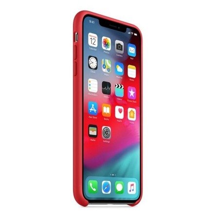 Apple iPhone XS Max etui silikonowe MRWH2ZM/A  - czerwony (Red)