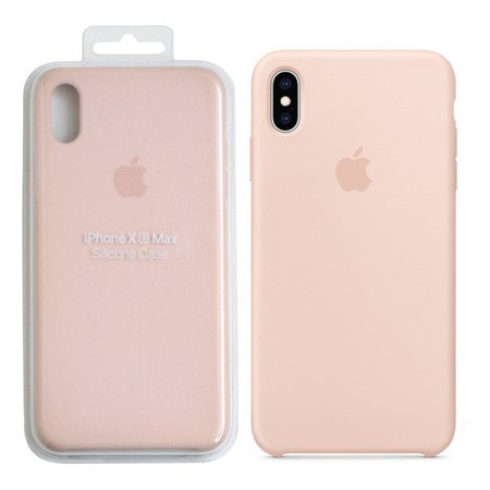 Apple iPhone XS Max etui silikonowe MTFD2ZM/A  - piaskowy róż (Pink Sand)
