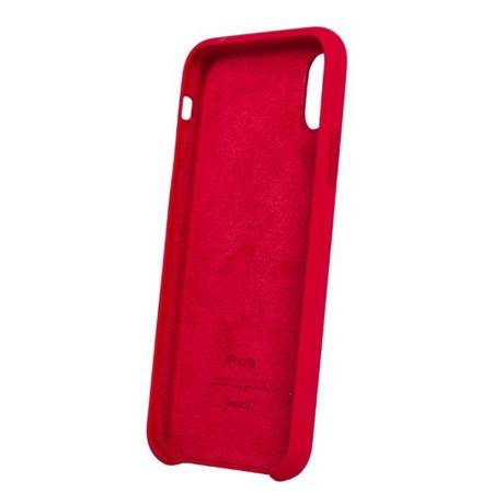 Apple iPhone XS etui silikonowe MRWC2ZM/A - czerwone