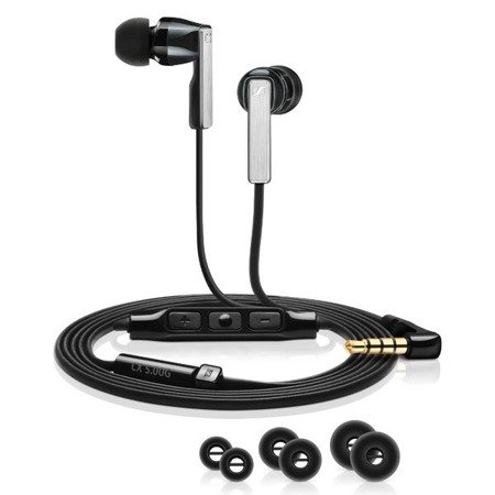 Apple iPhone/ iPad słuchawki z pilotem Sennheiser CX 5.00i - czarne