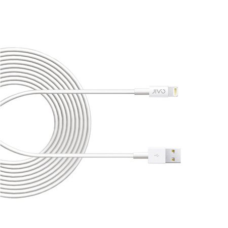 Apple iPhone kabel Jivo Lightning 3 m - biały