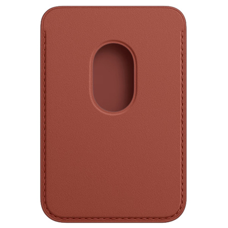 Apple portfel Leather Wallet iPhone MagSafe MK0E3ZM/A - brązowy (Arizona)
