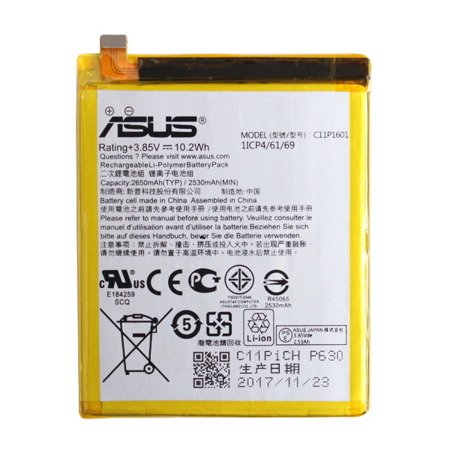 Asus ZenFone 3 ZE520KL oryginalna bateria C11P1601 - 2650 mAh 